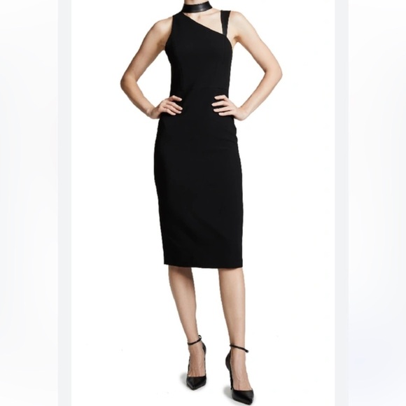 Alice + Olivia Elegant Black Sleeveless Dress - Picture 1 of 5